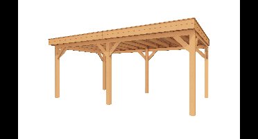 YARD Outdoor SUBLIME overkapping plat dak 600x350 cm Douglas blank- Plat dak- - YARD Outdoor