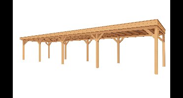 YARD Outdoor SUBLIME overkapping plat dak 1400x350 cm Douglas blank- Plat dak- - YARD Outdoor