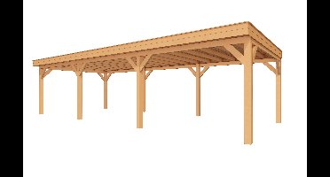 YARD Outdoor SUBLIME overkapping plat dak 1000x400 cm Douglas blank- Plat dak- - YARD Outdoor