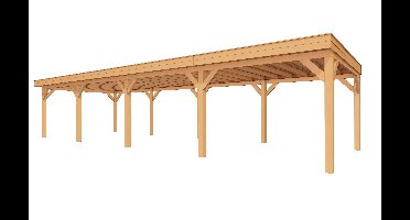 YARD Outdoor SUBLIME overkapping plat dak 1250x400 cm Douglas blank- Plat dak- - YARD Outdoor