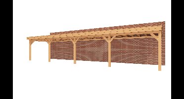 YARD Outdoor SUBLIME veranda plat dak 1300x300 cm Douglas blank- Plat dak- - YARD Outdoor