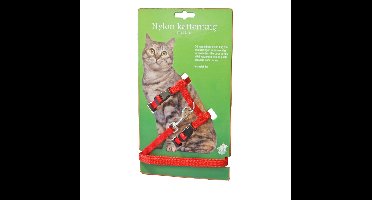 Kattentuigje met lijn rood