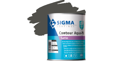 Sigma Contour Aqua-Pu Satin - RAL 7022 1 Liter