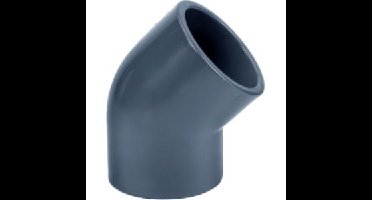 PVC knie 45 graden - 20 mm - 16 ato