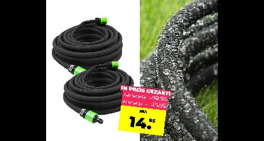 Kinzo 15 Meter Druppelslang Voor In De Tuin - Vandaag 1+1 GRATIS! ...