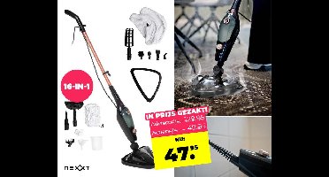 16-In-1 Stoomreiniger 1500W - Razendsnel Reinigen Zonder Chemicaliën! ...