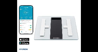 Lichaamsanalyse Weegschaal Met App - Meet Vetpercentage, Vochtgehalte En Me ...