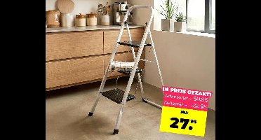 Keukentrap Met 3 Treden - Veilig En Gemakkelijk Overal Bij! ...