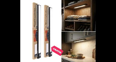 LED Lichtbalk Met Bewegingssensor Zwart - Vandaag 1+1 GRATIS! ...