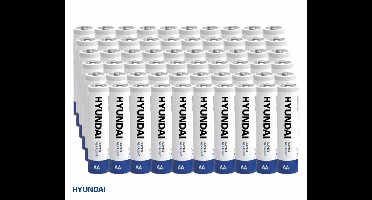 60-PACK Hyundai Super Alkaline Batterijen - Keuze Uit AA, AAA Of Een Combin ...