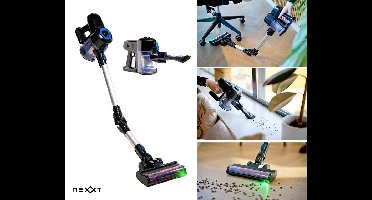 2-In-1 Draadloze Cycloon Steelstofzuiger - Met Roterende Borstel En Flexibe ...