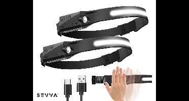 Oplaadbare Hoofdlamp 1+1 GRATIS - Met Power LED Strip! ...