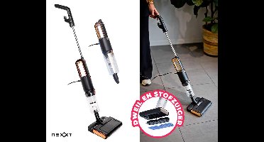 2-In-1 Stofzuiger En Dweil - Krachtig Schoonmaken Met Eén Beweging! ...