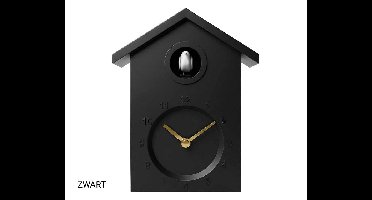 Koekoeksklok Met Geluid Zwart