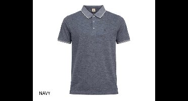 Polo Alessio Button Up L Navy