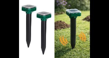 1+1 GRATIS | Solar Muis- En Molverjager Voor Tuin Met Trillingen En Geluid