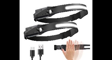 1+1 GRATIS | Oplaadbare Hoofdlamp 1+1 GRATIS