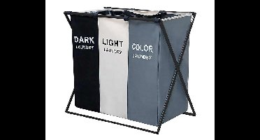 Opvouwbare Wasmand Met 3 Vakken