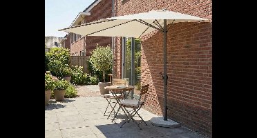 Parasol Halfrond 270 cm Crème Crème