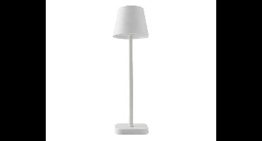 Draadloze Tafellamp Aluminium Wit