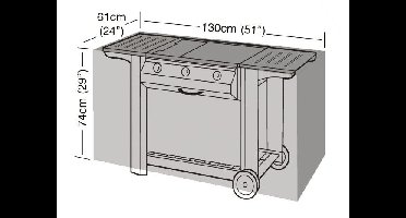 Garland Barbecuehoes (130x61x74cm) groen