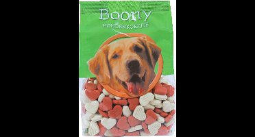 Boony mini hartjes 350 gram Boony-hondenkoekjes Gebr. de Boon - Gebr de boon