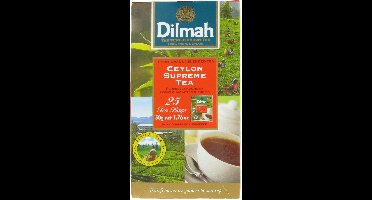 Dilmah Thee Ceylon Supreme 25 zakjes