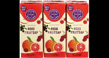 Your Organic Nature Rood Fruit Sap 6-pack