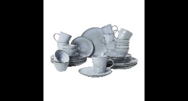 Serviesset Toscane - lichtblauw - 32-delig - 8 persoons