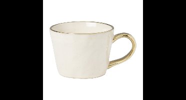 Mok met gouden oor - beige - 250 ml