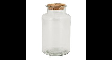 Voorraadpot met kurken deksel - 2.1 liter