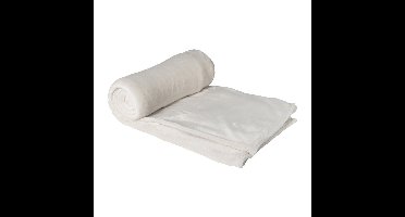 Fleece deken - wit - 200x150 cm