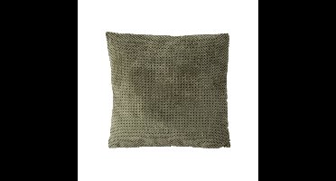 Sierkussen blokje - groen - 45x45 cm