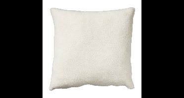 Sierkussen teddy - beige - 45x45 cm