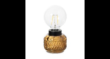 Mini tafellamp Esther - oranje - ø8x17 cm