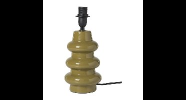 Lampvoet lagen - groen - ø11.2x18 cm