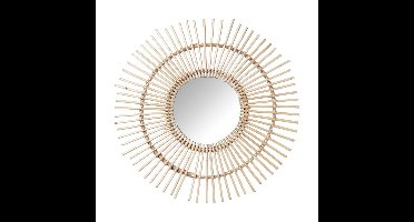 Zonnespiegel met rotan rand - ø55 cm
