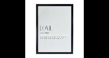 Fotolijst basic - zwart - 50x70 cm