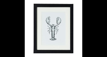 Fotolijst met passe partout - zwart - 13x18 cm