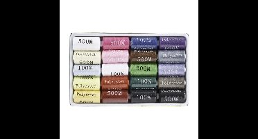 Naaigaren - set van 20 - multikleur