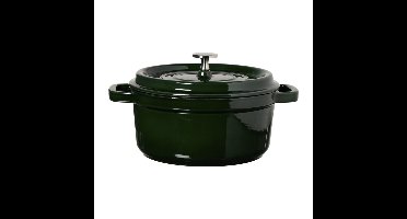 Braadpan - donkergroen - ø22x10 cm