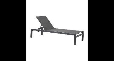 Ligbed Sevilla - antracietgrijs - 70x30x190 cm