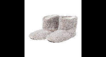 Pantoffels gemeleerd - lichtgrijs - maat 37-38