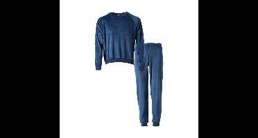 Huispak 2-delig - blauw - maat S/M