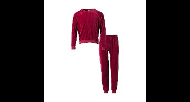 Huispak 2-delig - rood - maat L/XL
