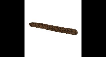 Tochtstopper panter - bruin - 90x9 cm