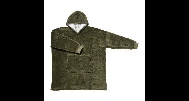 Oversized hoodie - groen - one size