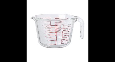 Maatbeker - glas - 1 liter