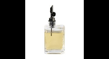 Olie- en azijnfles rechthoekig - glas - 19.5x8x5.5 cm