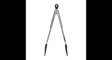 Serveertang siliconen - groot